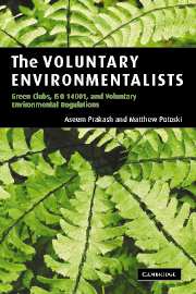The Voluntary Environmentalists